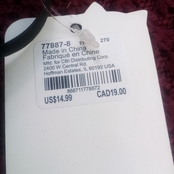 NWT "Claires" leopard face mask w/embellishments - Picture 5 of 5